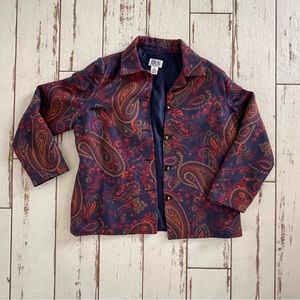 Vintage paisley blazer